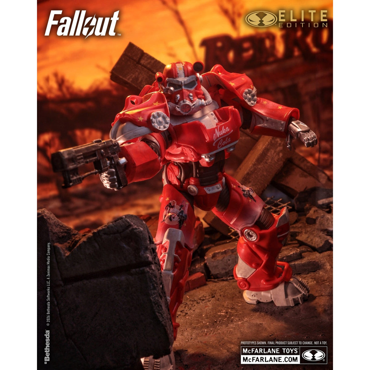 Product image Fallout McFarlane Elite Edition Action Figure Fallout 76 Nuka Cola T-60 (Gold Label) 19 cm