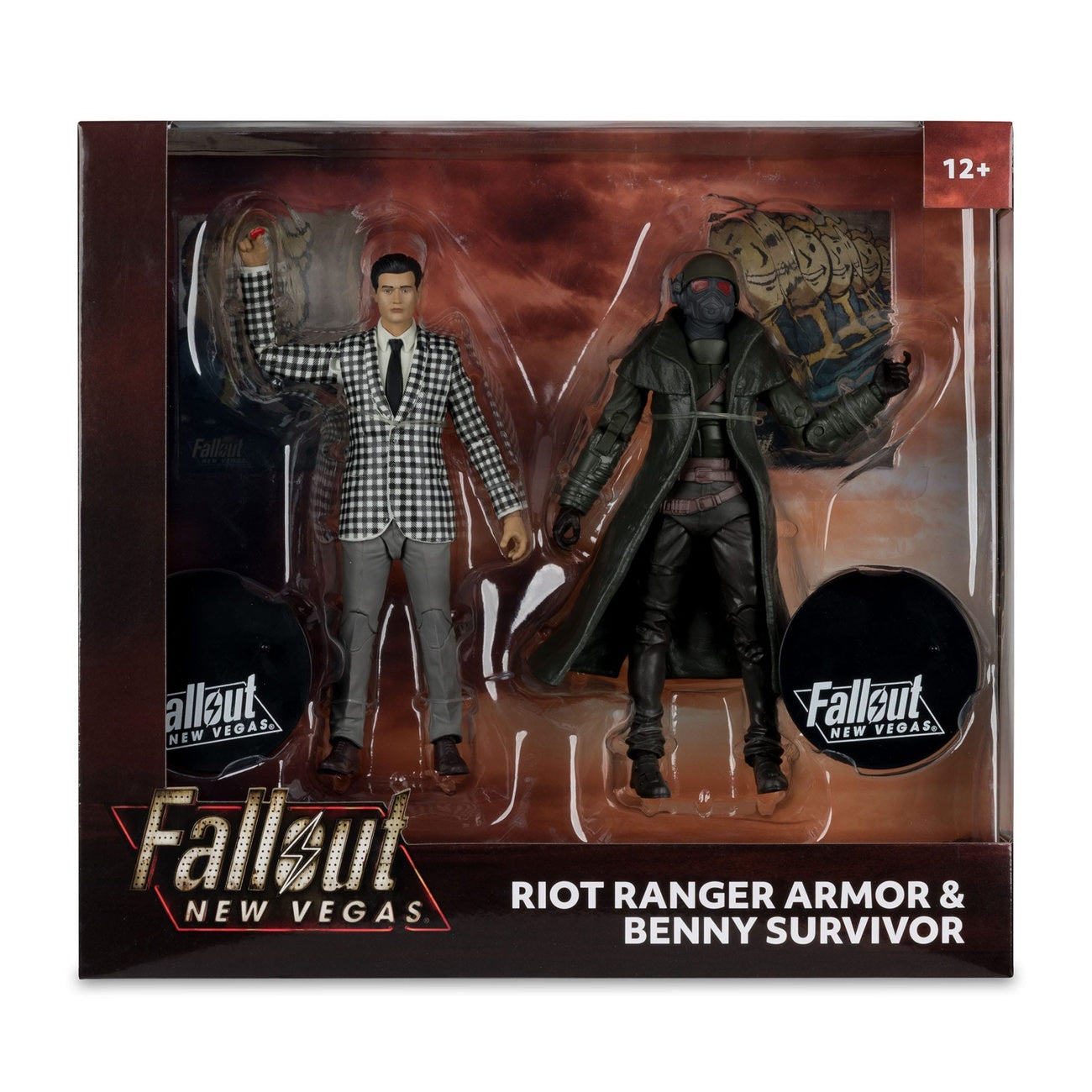 Product image Fallout: New Vegas Statues 2-Pack Riot Ranger Armor & Benny Survivor 18 cm