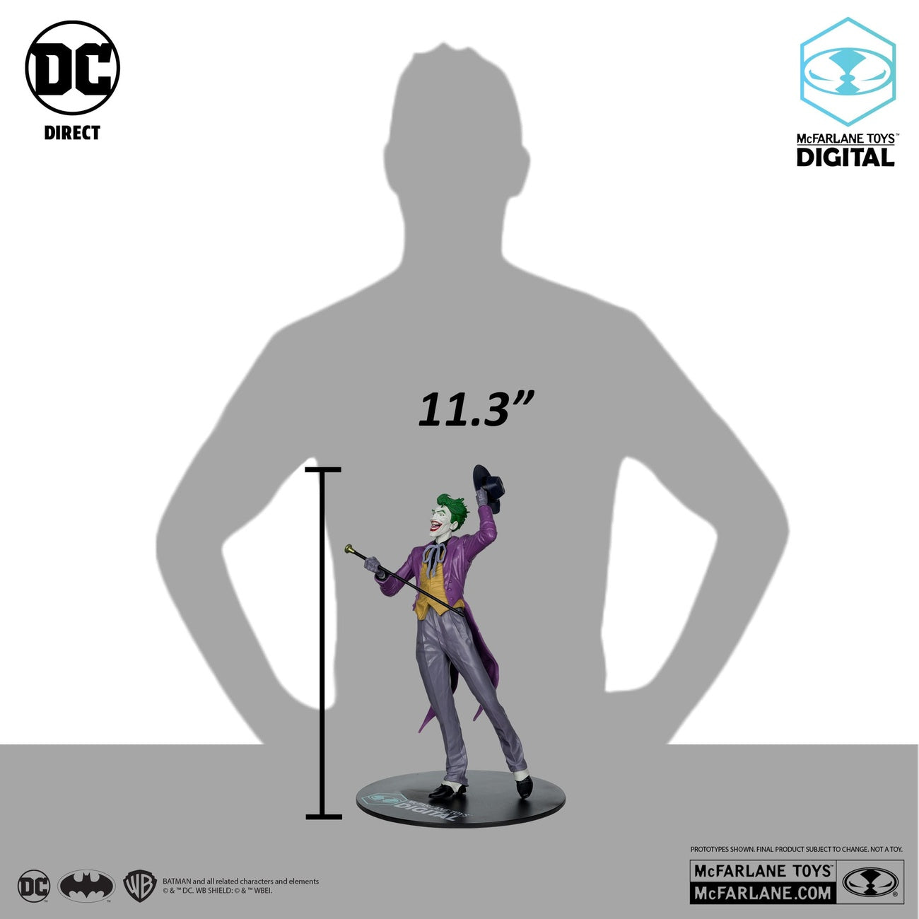 Product image DC Direct PVC Statue 1/6 The Joker by Jason Fabok (McFarlane Digital) 29 cm