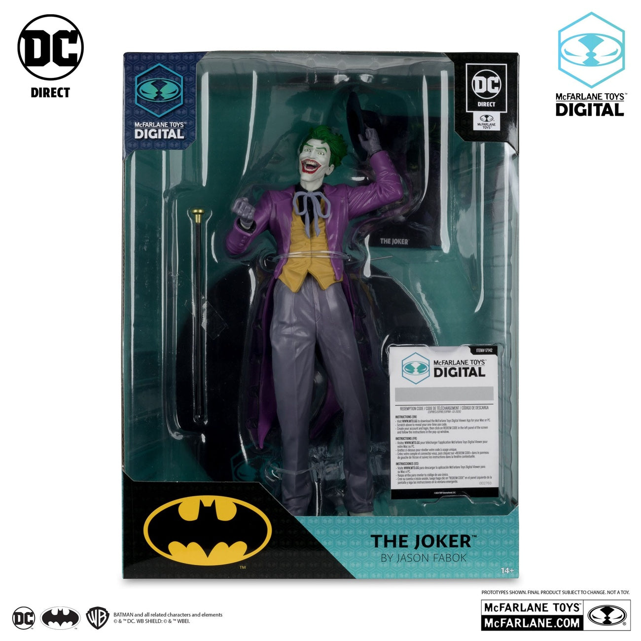 Product image DC Direct PVC Statue 1/6 The Joker by Jason Fabok (McFarlane Digital) 29 cm