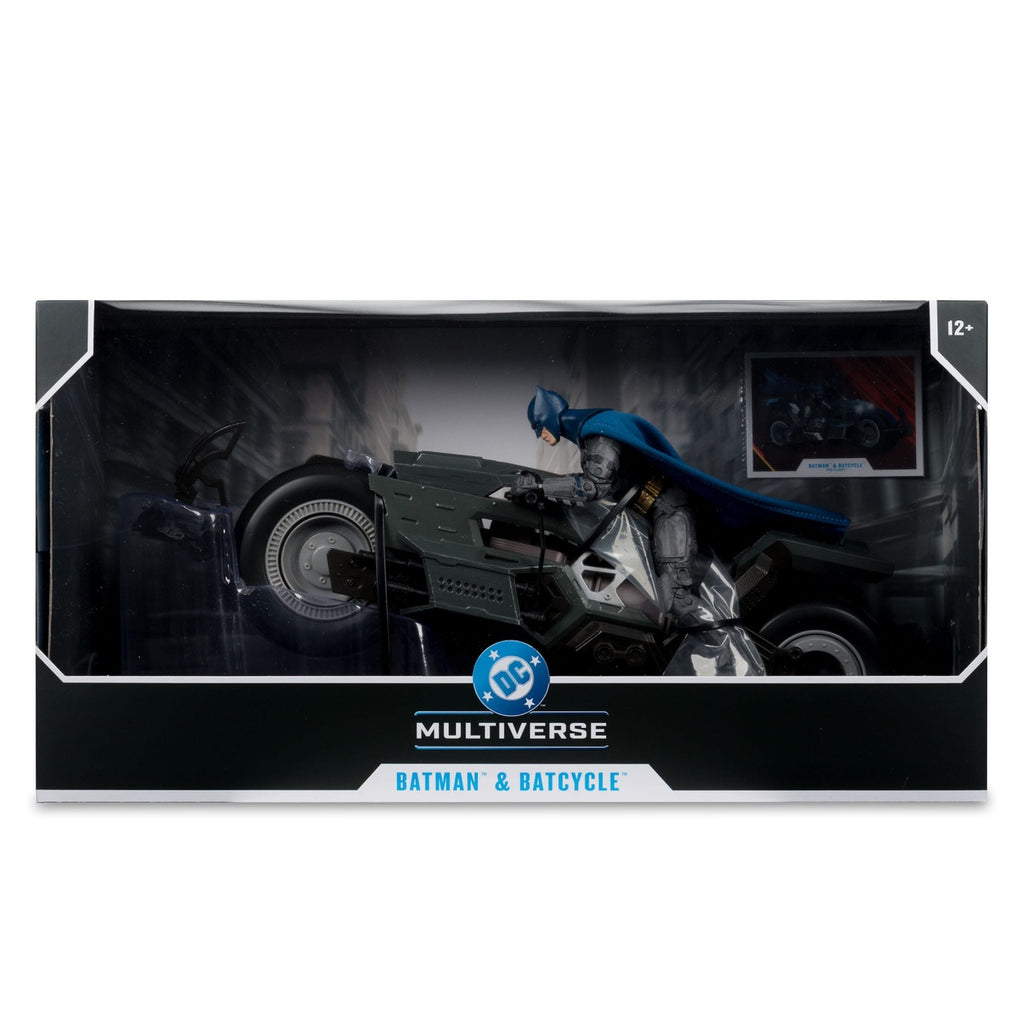 Product image The Flash DC Multiverse Vehicle Batcycle with Batman