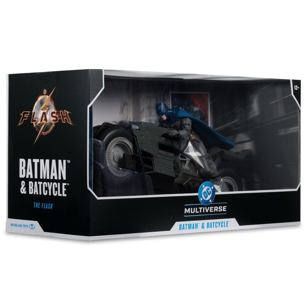 Product image The Flash DC Multiverse Vehicle Batcycle with Batman