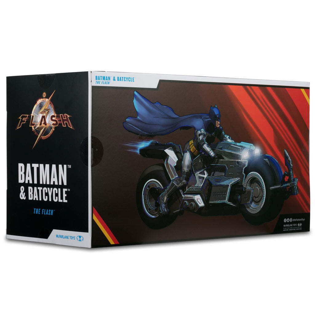Product image The Flash DC Multiverse Vehicle Batcycle with Batman