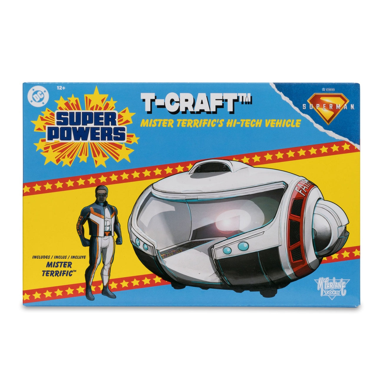 Product image Superman (2025) DC Direct Super Powers Action Figure with Vehicle Mr. Terrific & T-Craft