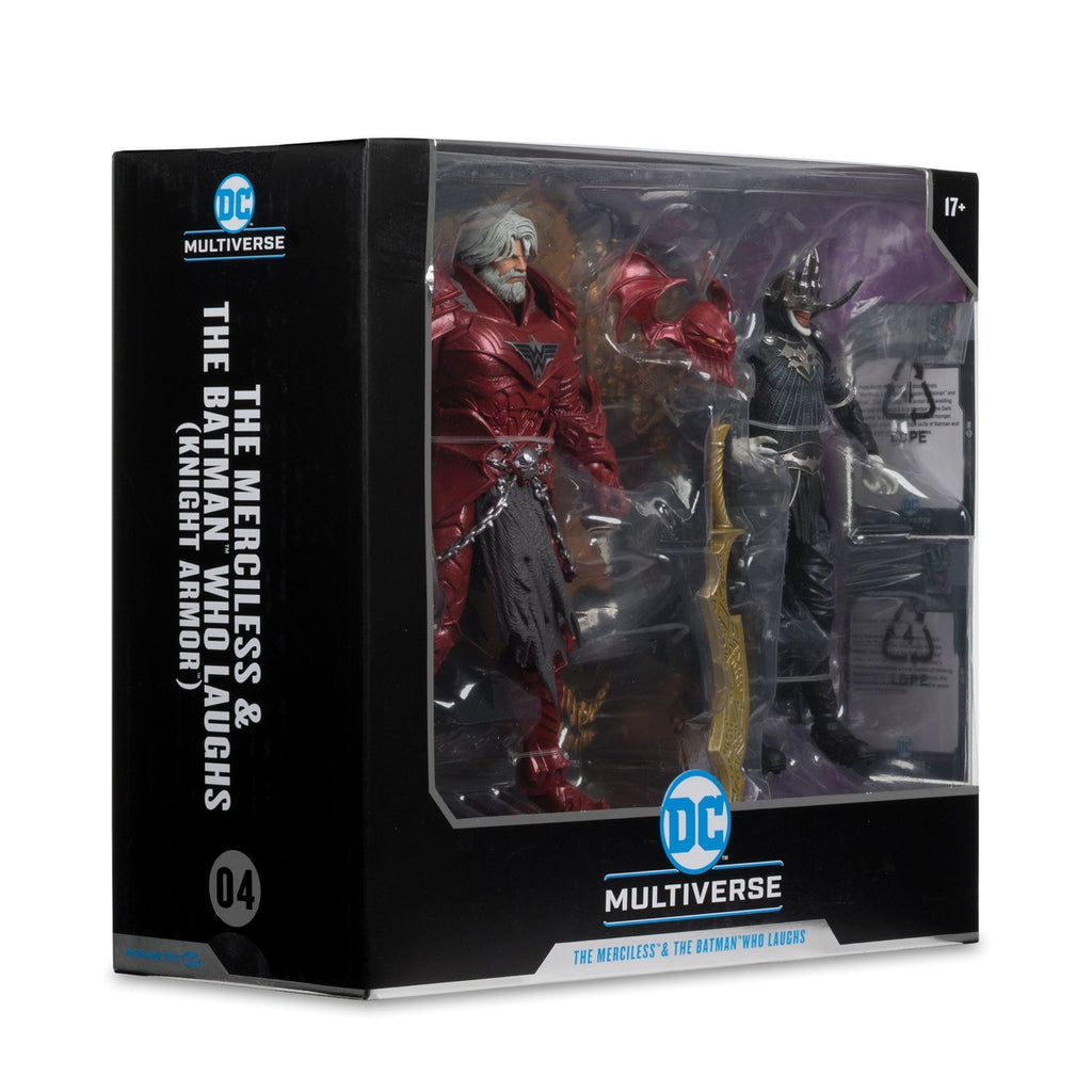 Product image DC Multiverse McFarlane Collector Edition Action Figures 2-Pack #04 Batman Who Laughs (Knight Armor) & Merciless (Dark)