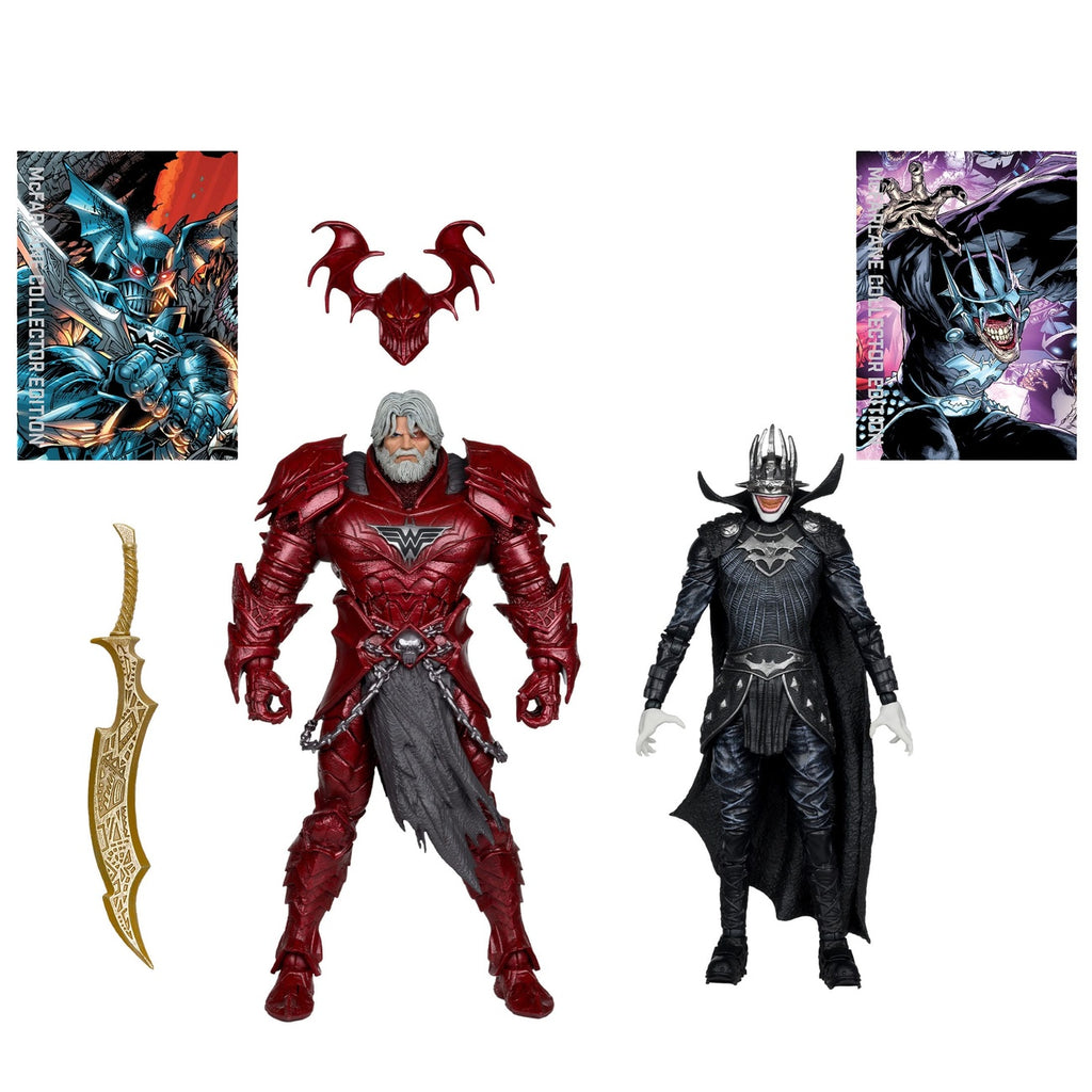 Product image DC Multiverse McFarlane Collector Edition Action Figures 2-Pack #04 Batman Who Laughs (Knight Armor) & Merciless (Dark)