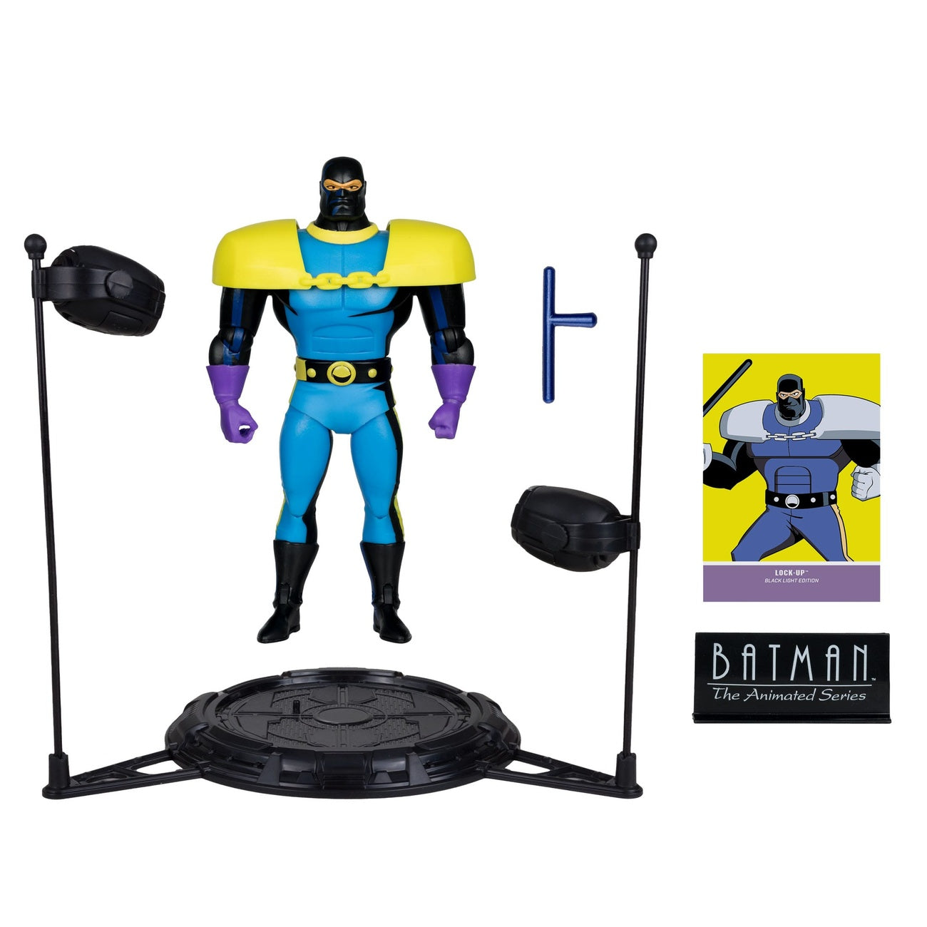 Product image Batman: The Animated Series DC Direct Build-A Action Figure Wave 5 Lock-Up Black Light Edition (Gold Label) 15 cm
