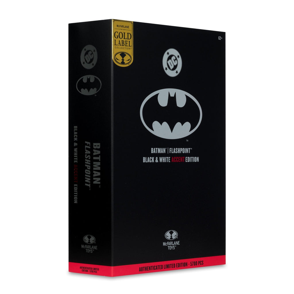 Product image DC Multiverse Action Figure Batman (Flashpoint) (Black & White Accent Edition) (Gold Label) 18 cm
