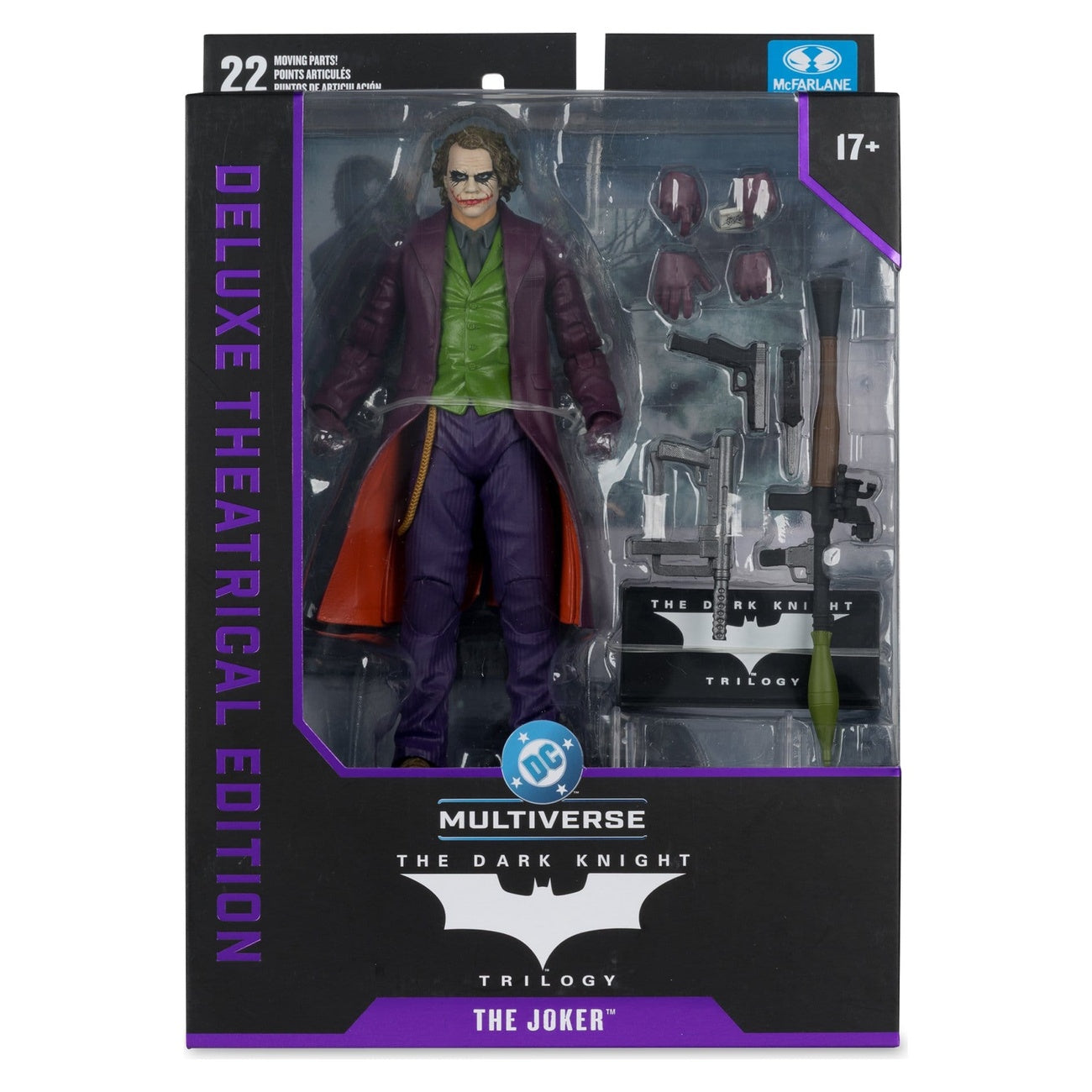 Product image The Dark Knight DC Multiverse Deluxe Theatrical Edition Action Figure Joker 18 cm