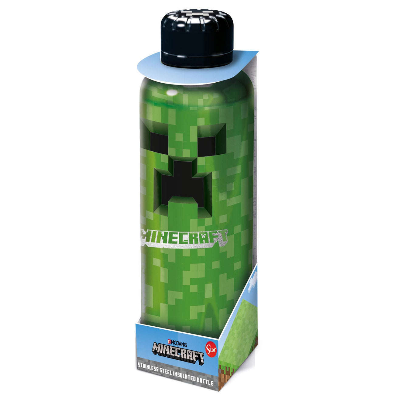 Product image Minecraft Stainless Steel Water Bottle Creeper