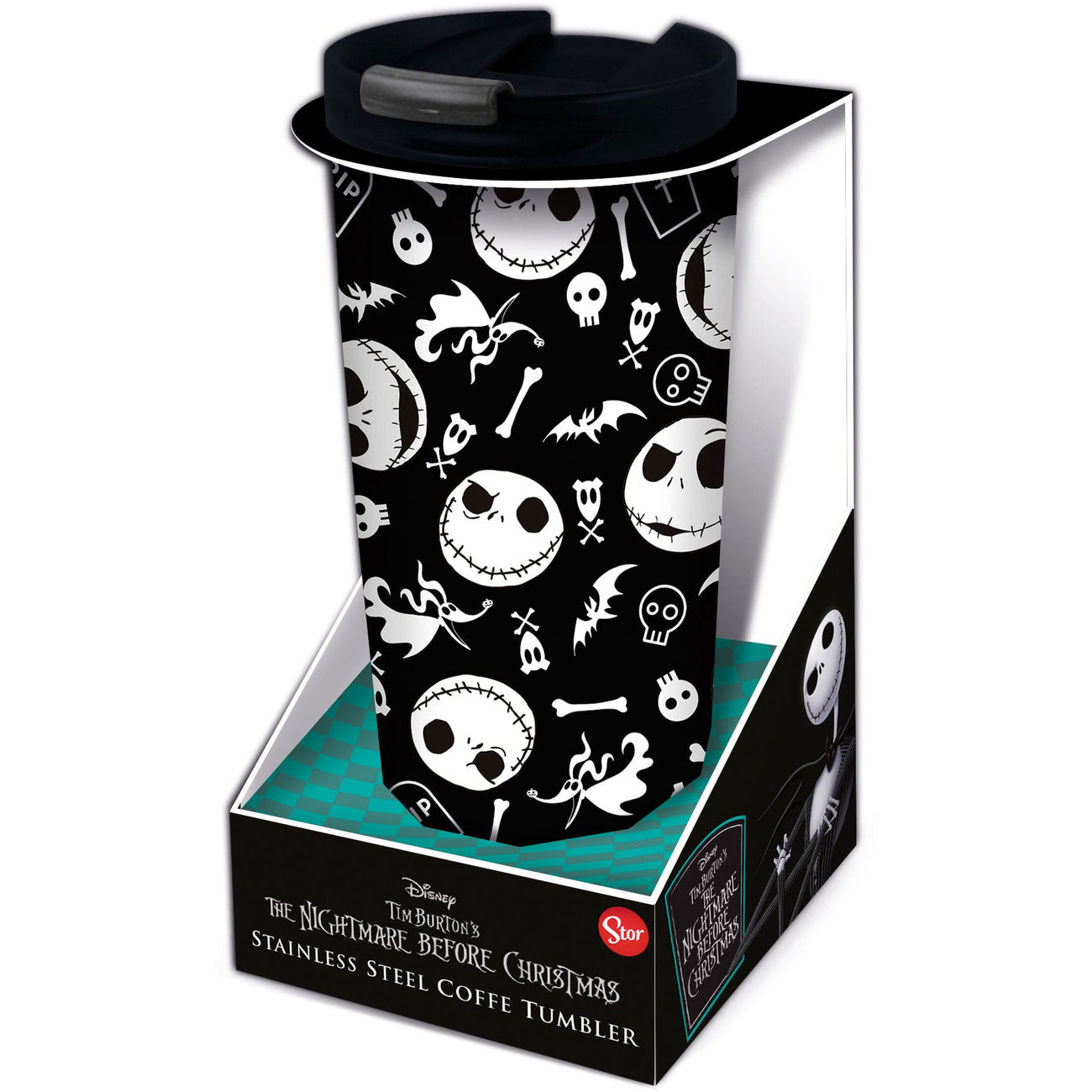 Product image Nightmare Before Christmas Stainless Steel Travel Mug Jack's Face