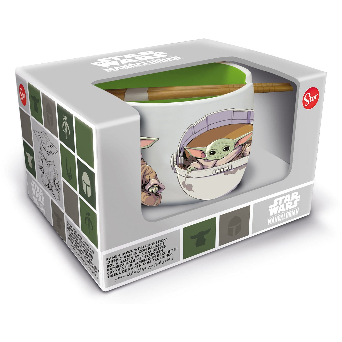 Product image Star Wars: The Mandalorian Ramen Bowl with Chopsticks Grogu