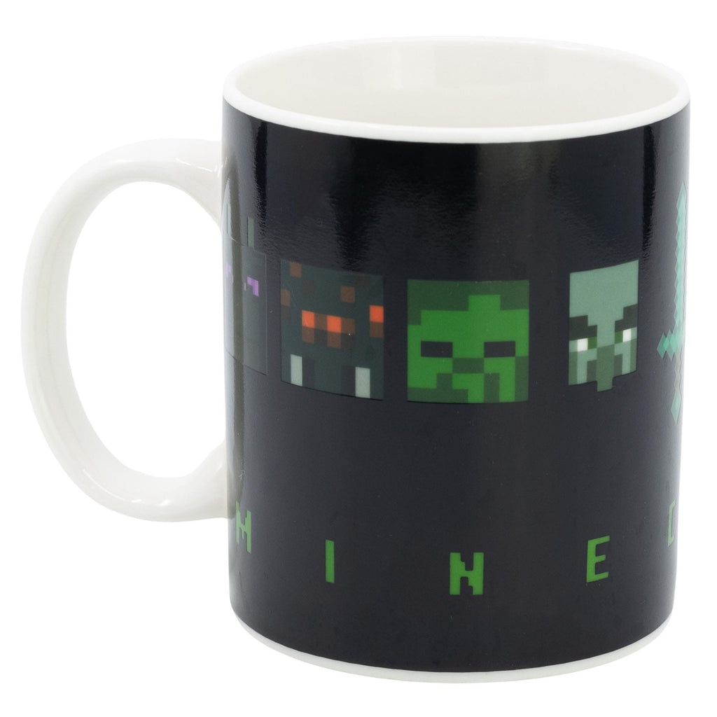 Product image Minecraft Mug with Heat Change Squared Pattern 325 ml