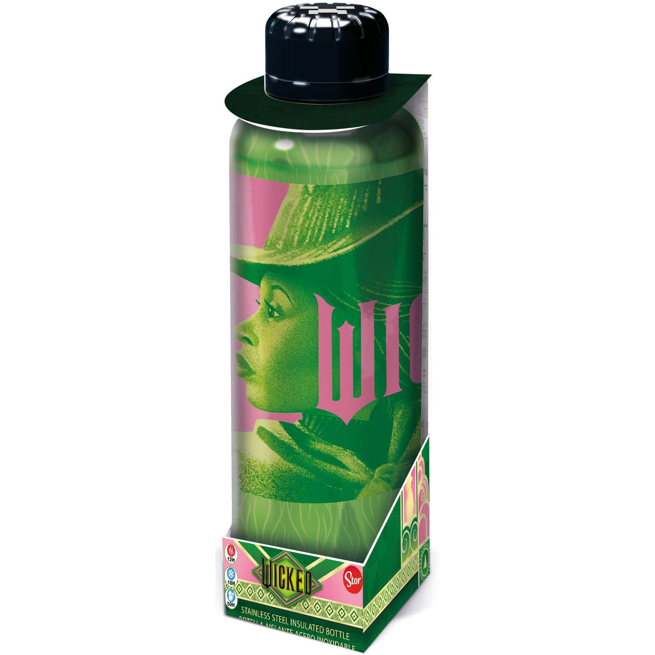 Product image Wicked Stainless Steel Water Bottle Elphaba & Glinda