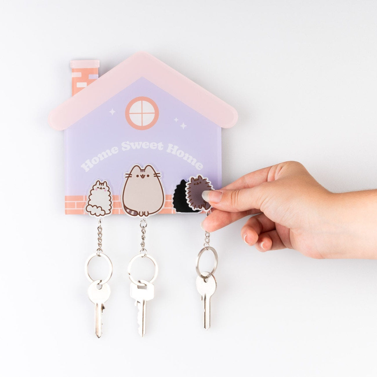 Product image Pusheen Key Rack incl. 3 Keychains