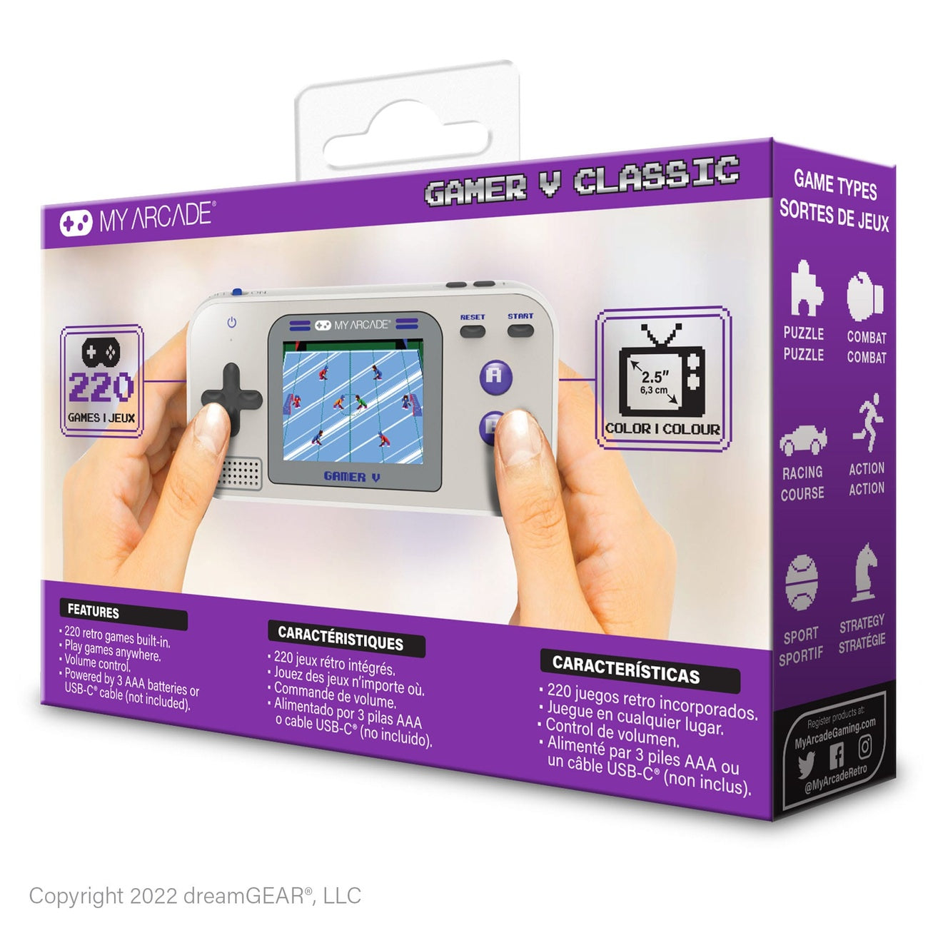 Product image My Arcade Portable Game Console Gamer V Classic