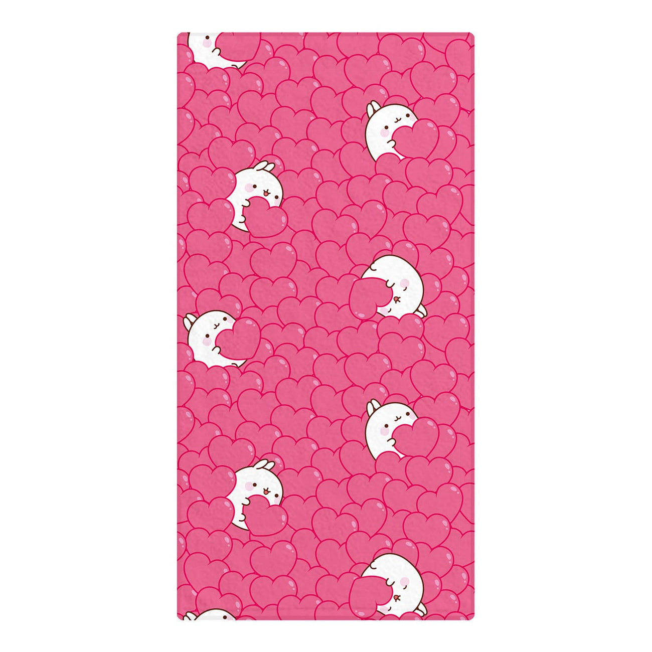 Product image Molang Towel Hearts 150 x 75 cm