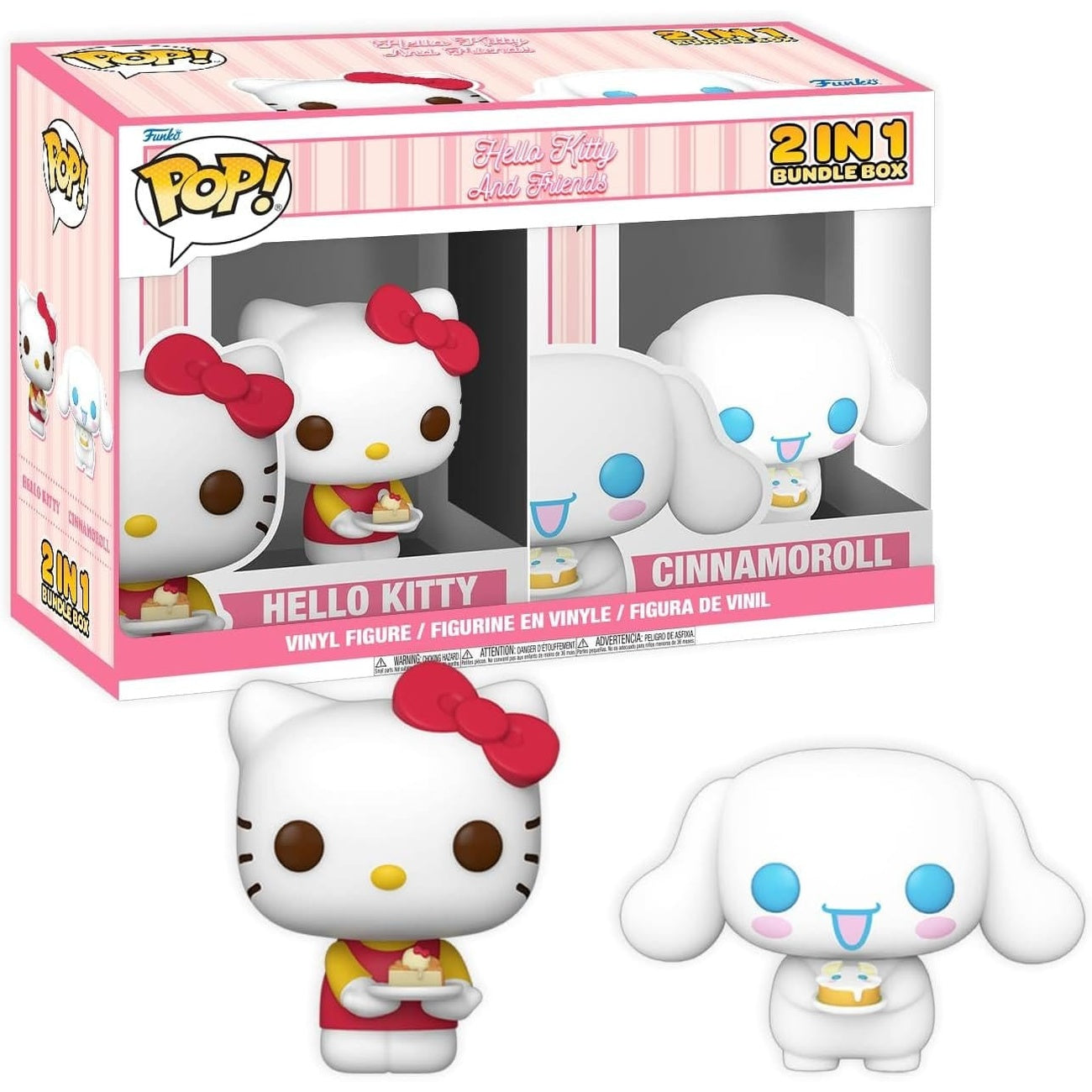 Product image Hello Kitty Exclusive Box Cinnamoroll & Hello Kitty with Cake Assembled