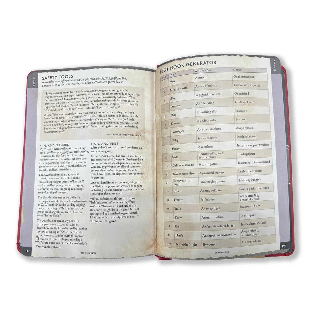 Product image Notebook A5 Gamemaster's Journal Orange Portal