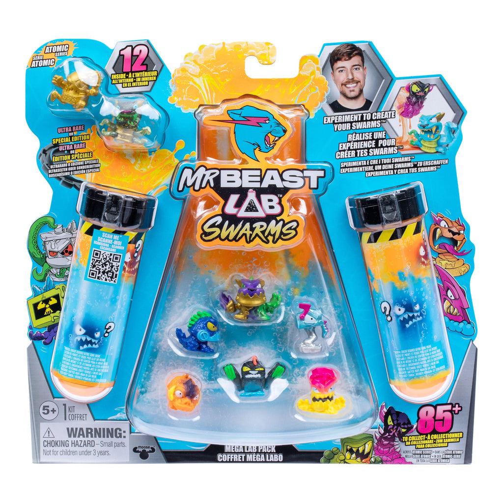 Product image MrBeast Lab Swarms Mini Figures 12-Pack Mega Lab 1 3 cm Assortment (4)