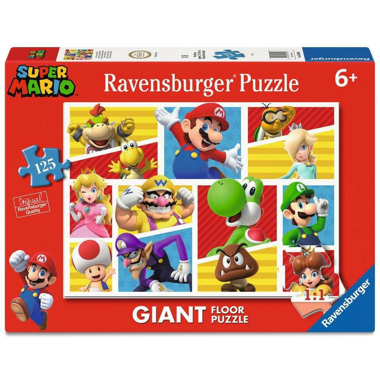 Product image Super Mario Giant Floor Puzzle Mario’s Friends and Foes (125 Pieces)
