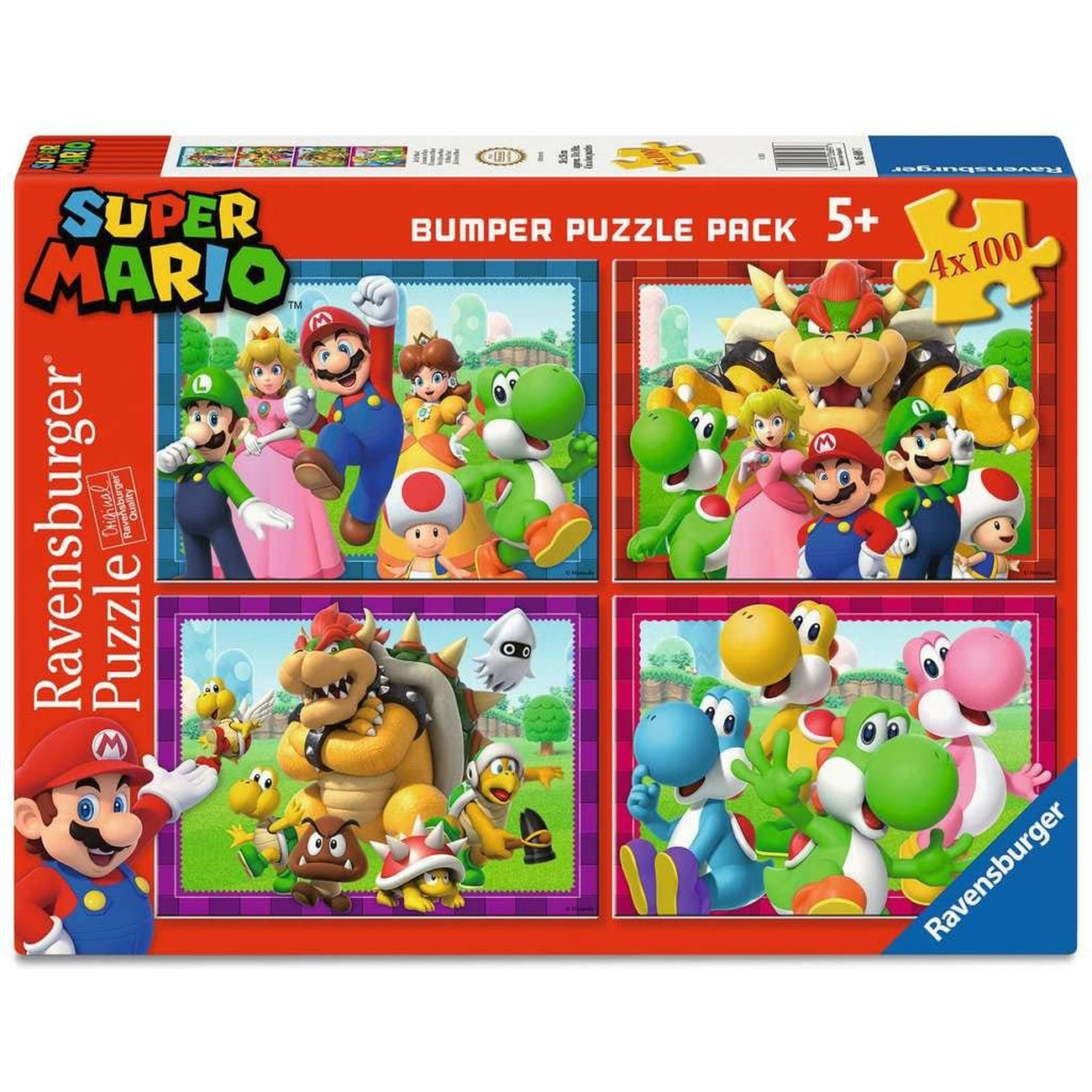 Product image Super Mario Puzzles 4-Pack Time for Mario! (4x100 pieces)