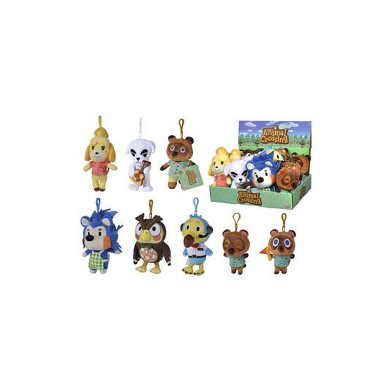 Product image Animal Crossing Plush Keychain Residents 15 cm Assortment (12)