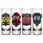 Product image AC/DC Shot Glasses 4-Pack Black Ice