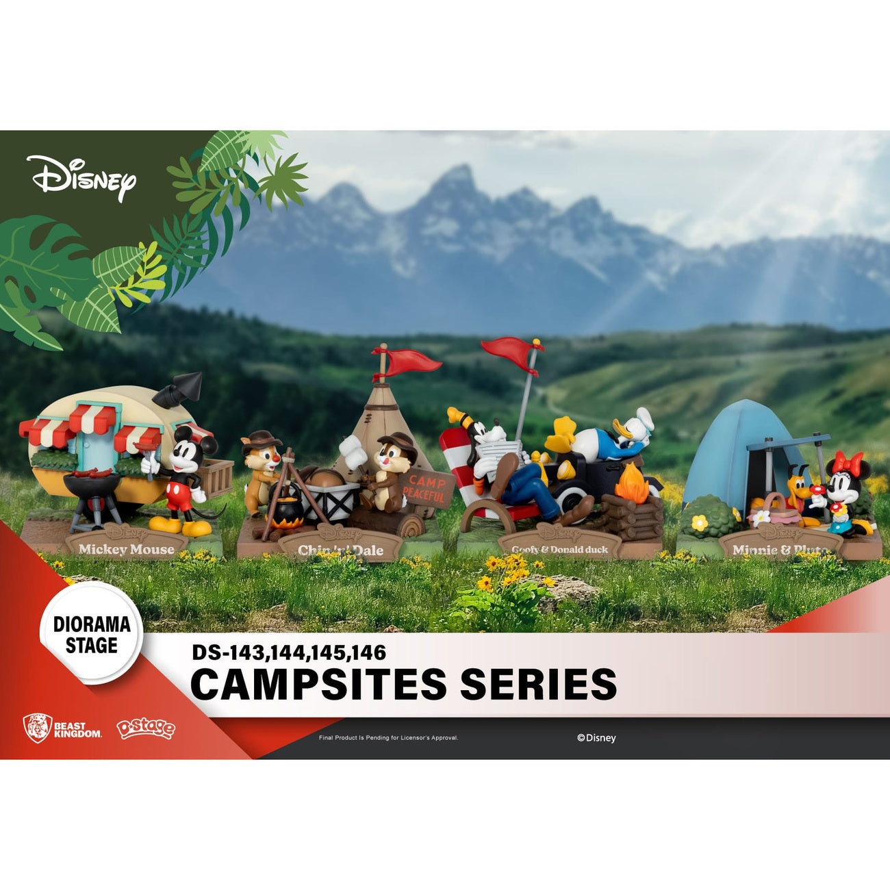 Product image Disney D-Stage Campsite Series PVC Diorama Chip & Dale 10 cm