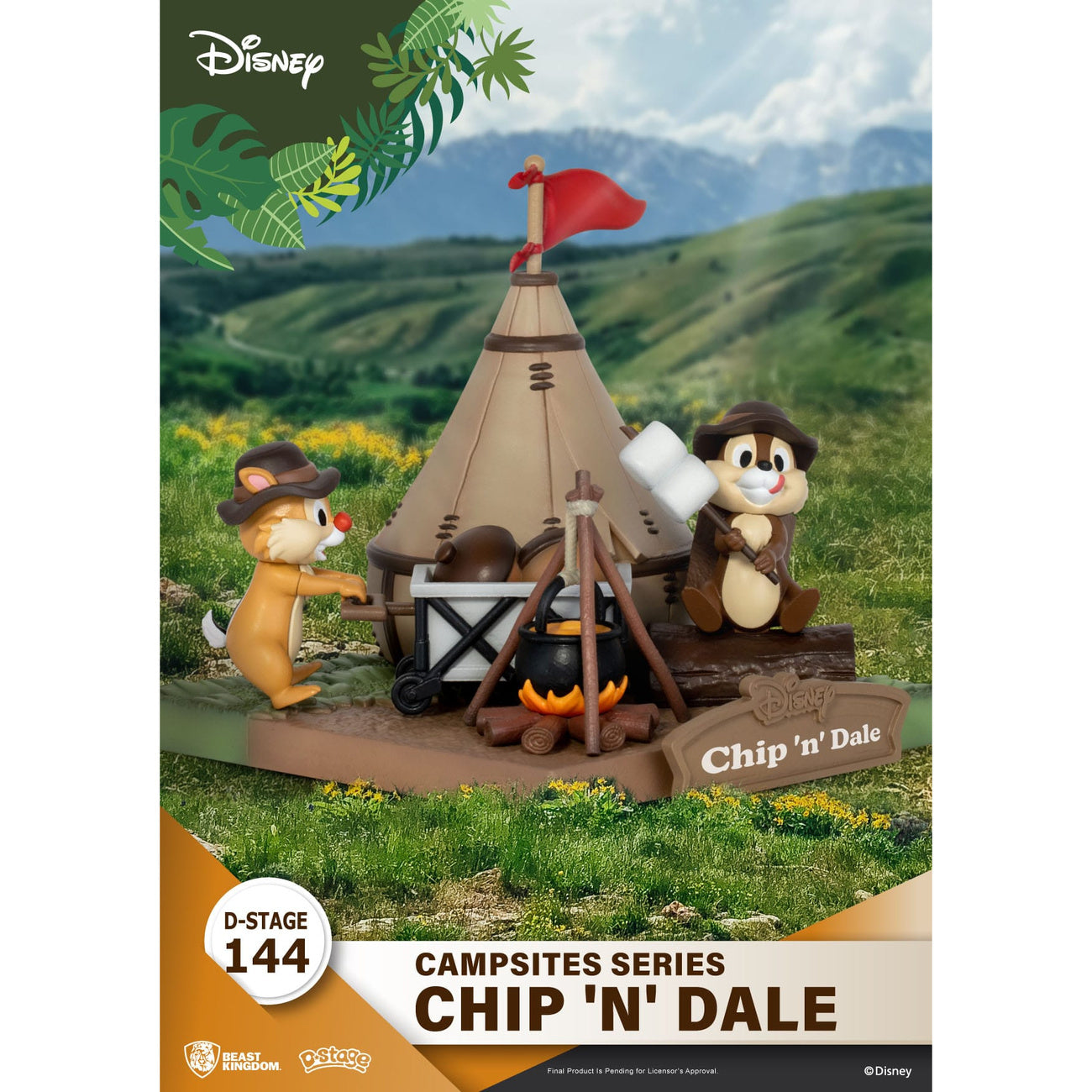 Product image Disney D-Stage Campsite Series PVC Diorama Chip & Dale 10 cm