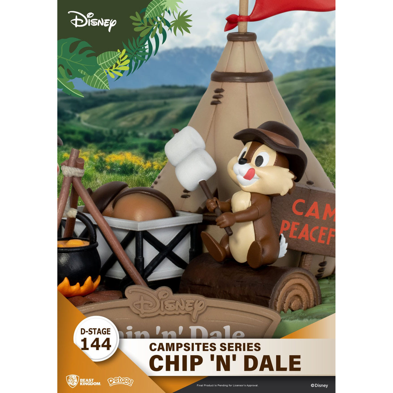 Product image Disney D-Stage Campsite Series PVC Diorama Chip & Dale 10 cm