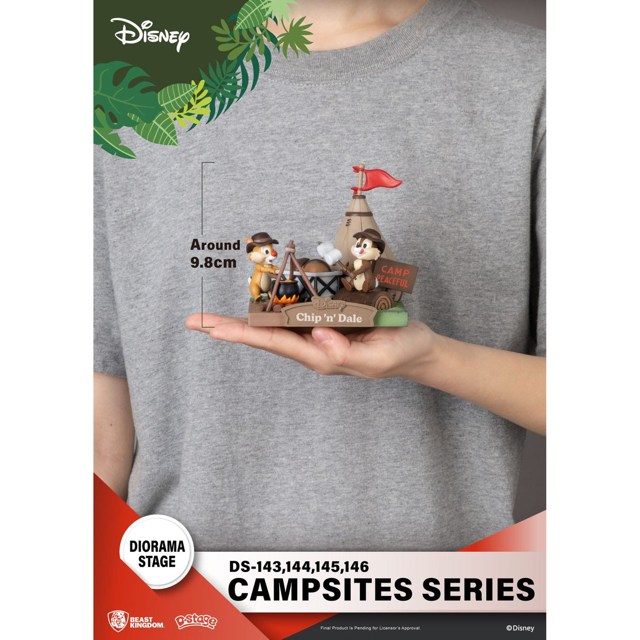 Product image Disney D-Stage Campsite Series PVC Diorama Chip & Dale 10 cm