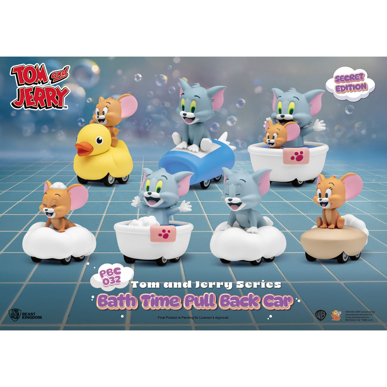 Product image Tom & Jerry Pull Back Car Series Bath Time Blind Box 6-Pack