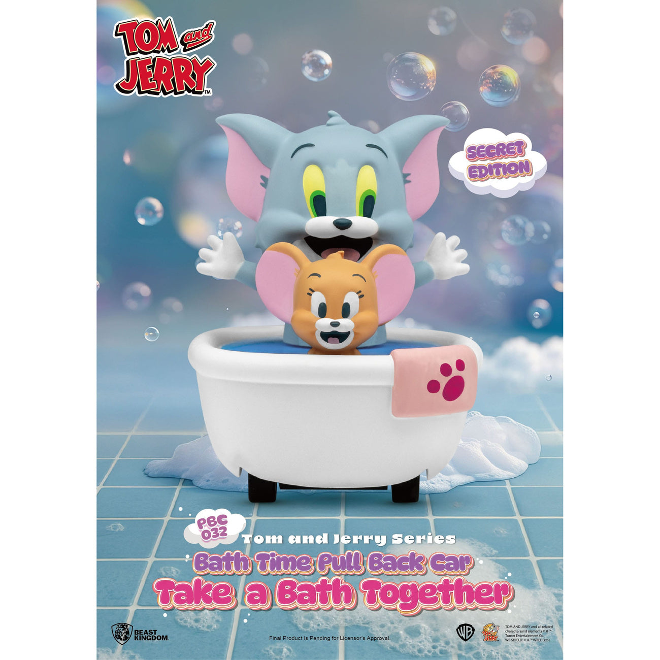 Product image Tom & Jerry Pull Back Car Series Bath Time Blind Box 6-Pack