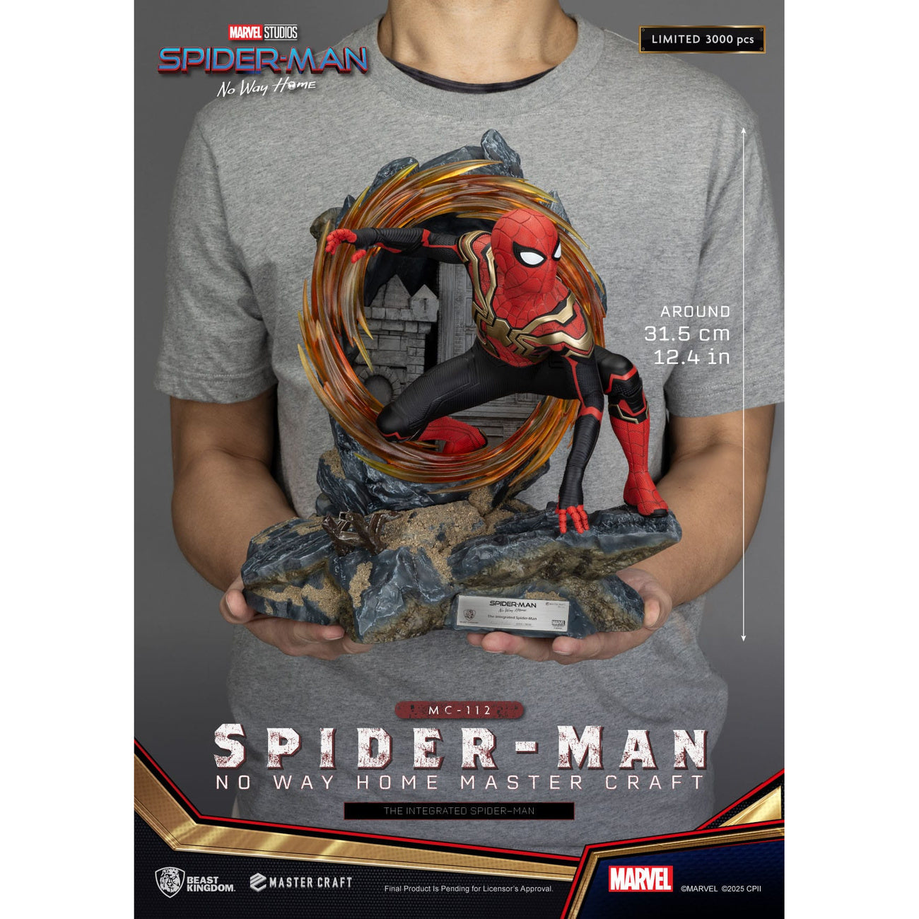 Product image Spider-Man: No Way Home Master Craft Statue The Integrated Spider-Man 31 cm