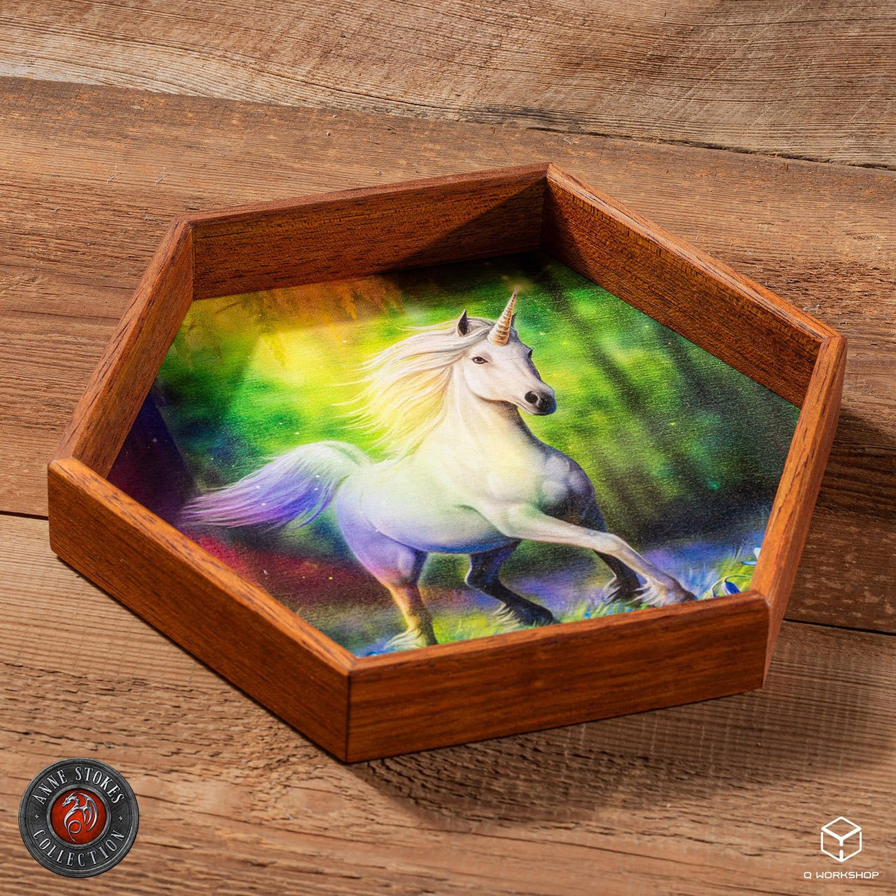 Product image Anne Stokes Dice Tray Chase The Rainbow 20 cm