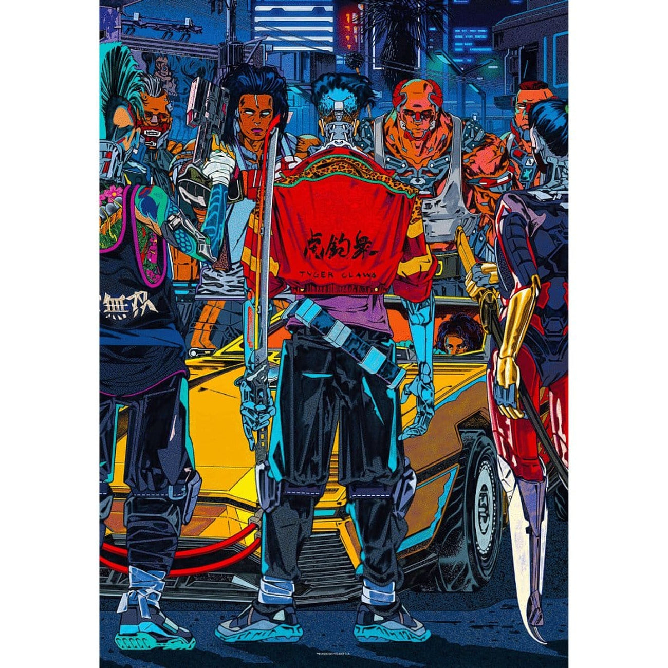 Product image Cyberpunk 2077 Puzzle Kickdown (1000 pieces)