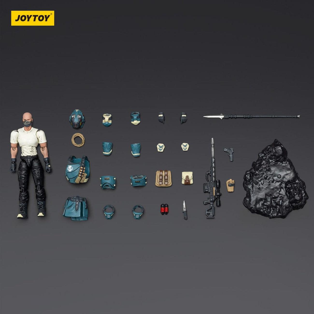 Product image UNSC Dark Source Action Figure Sniper Foster 7 cm