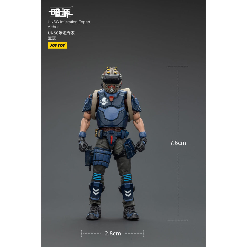 Product image UNSC Dark Source Action Figure Infiltration Expert Arthur 7 cm