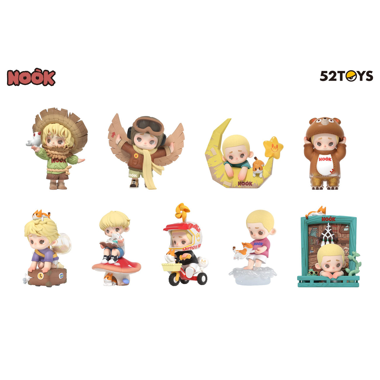 Product image Nook Blind Box Figures Assortment Little World 10 cm (8)