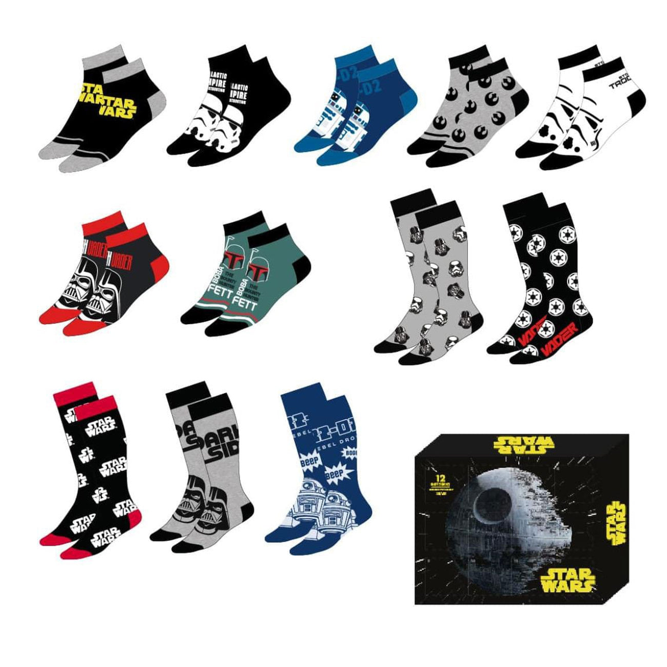 Product image Star Wars Socks 12-Pack 38-45