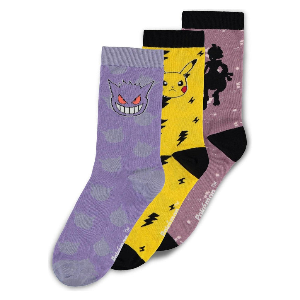 Product image Pokémon Socks 3-Pack Crew 43-46