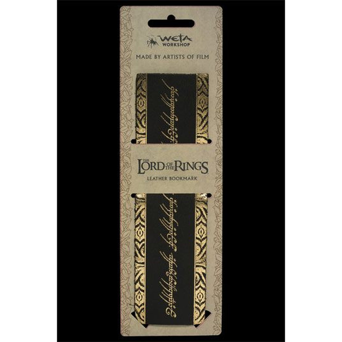 Product image The Lord of the Rings Leather Bookmark The One Ring Inscription