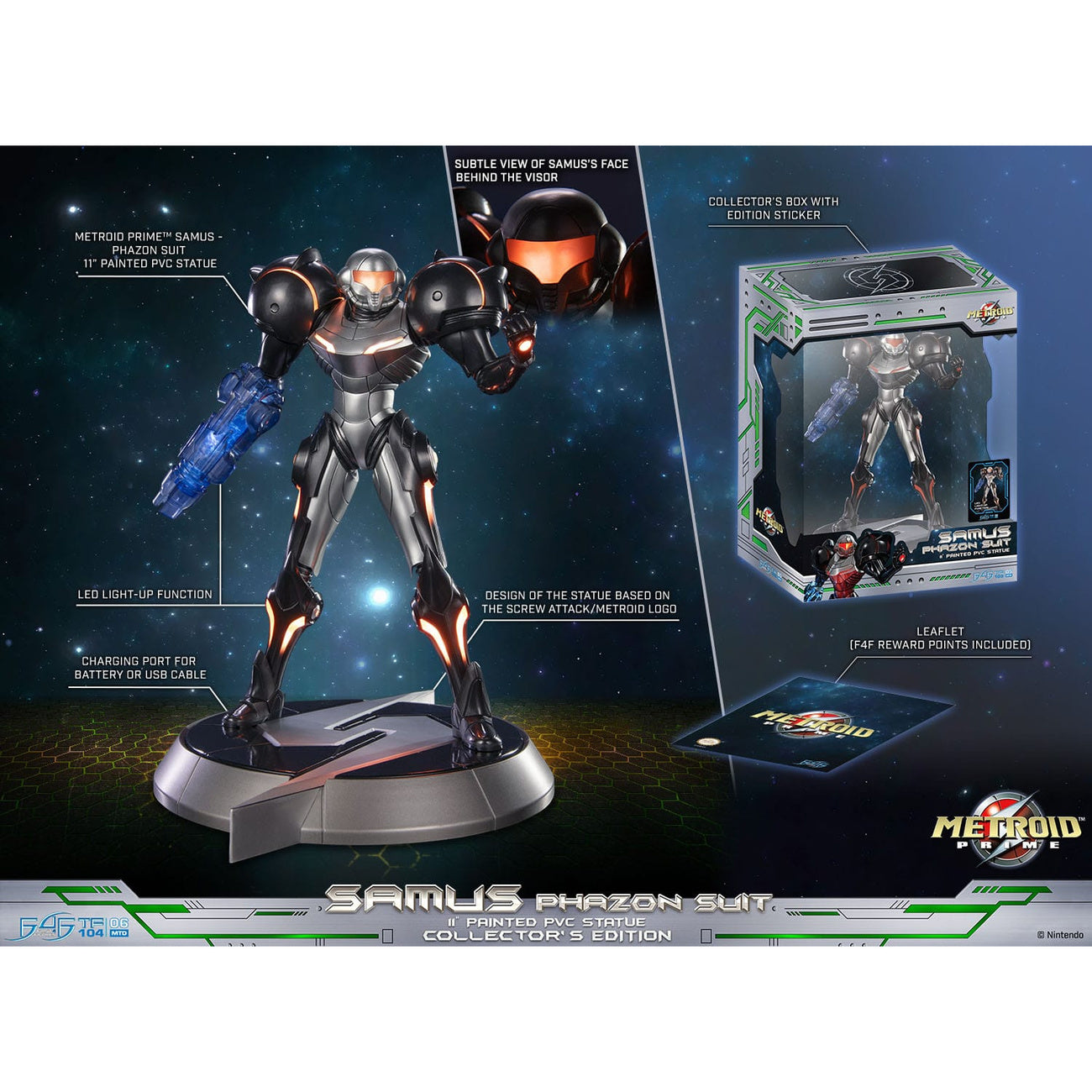 Product image Metroid Prime PVC Statue Samus Phazon Suit Collectors