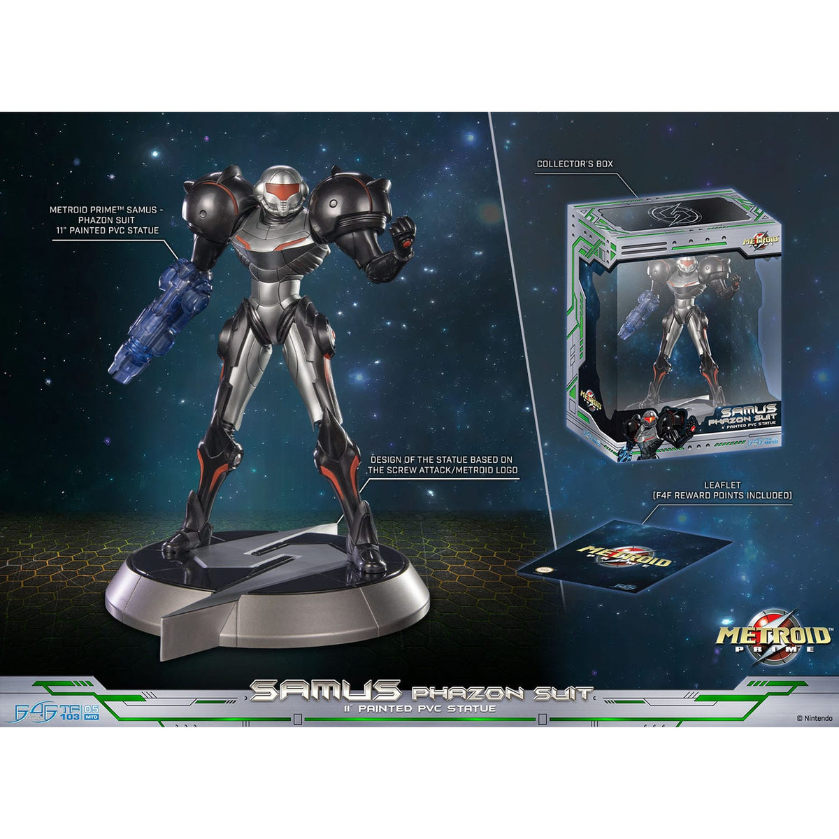 Product image Metroid Prime PVC Statue Samus Phazon Suit Standard Edition