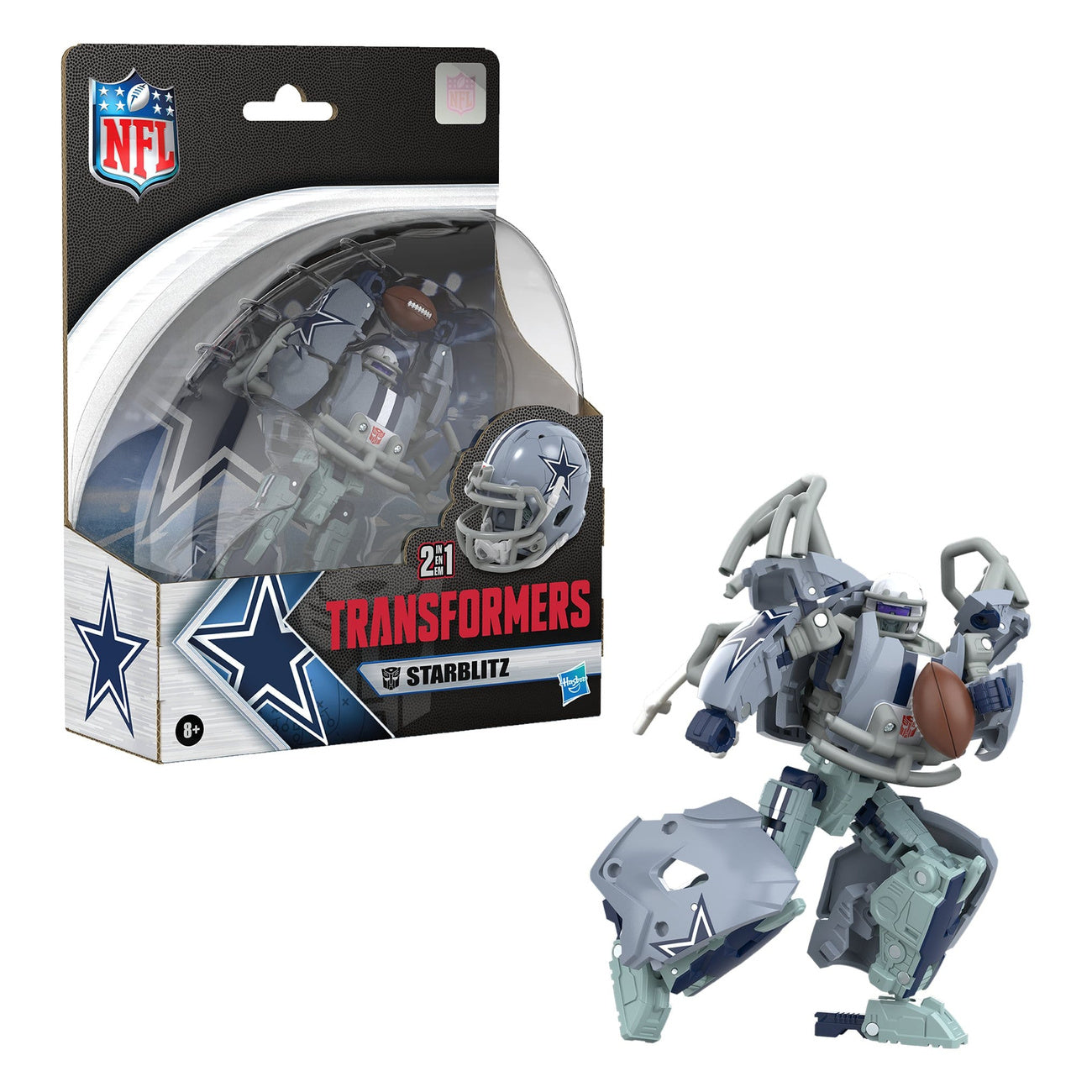 Product image Transformers x NFL Action Figure Dallas Cowboys: Starblitz 14