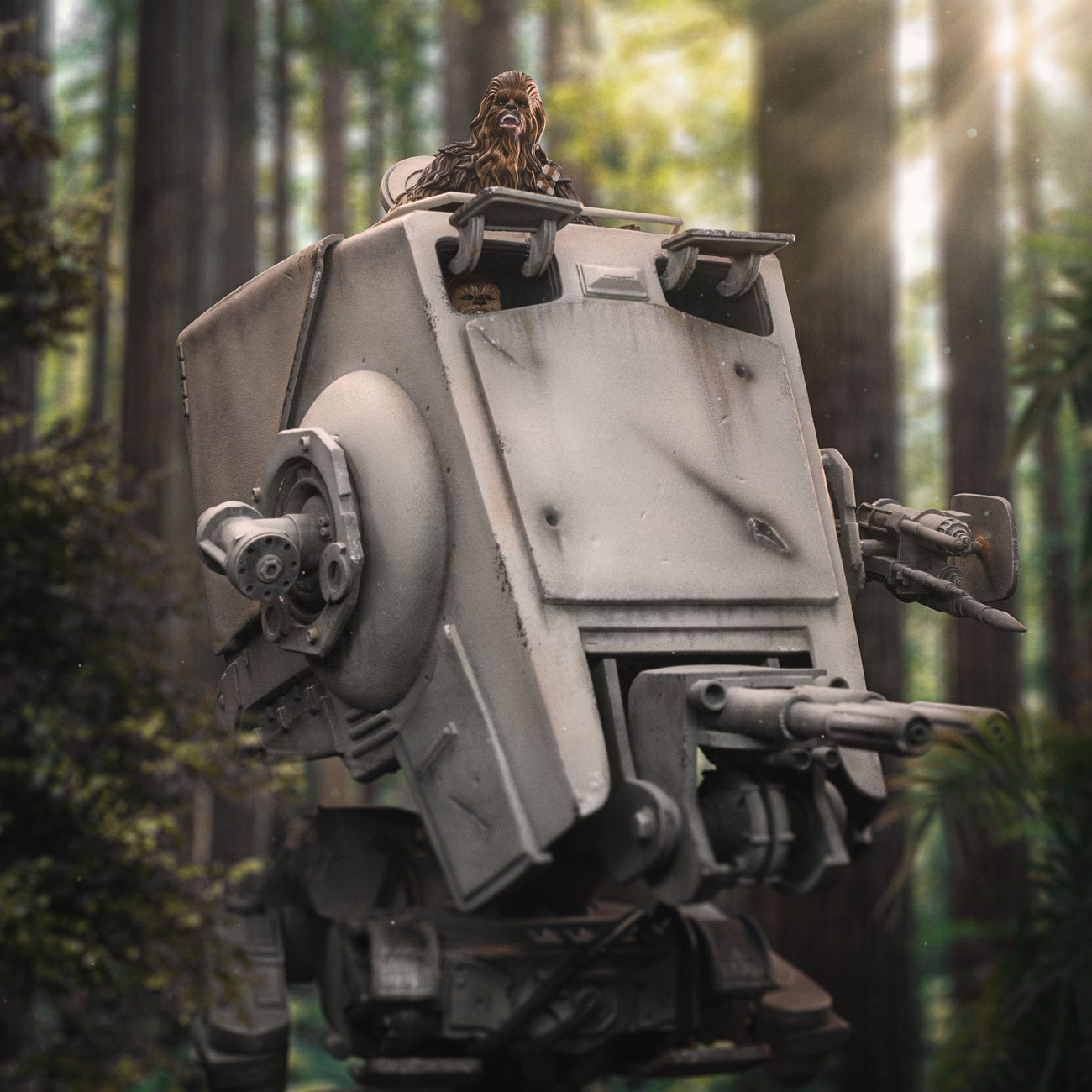Product image Star Wars Demi Art Scale Statue 1/20 AT-ST and Chewbacca 53