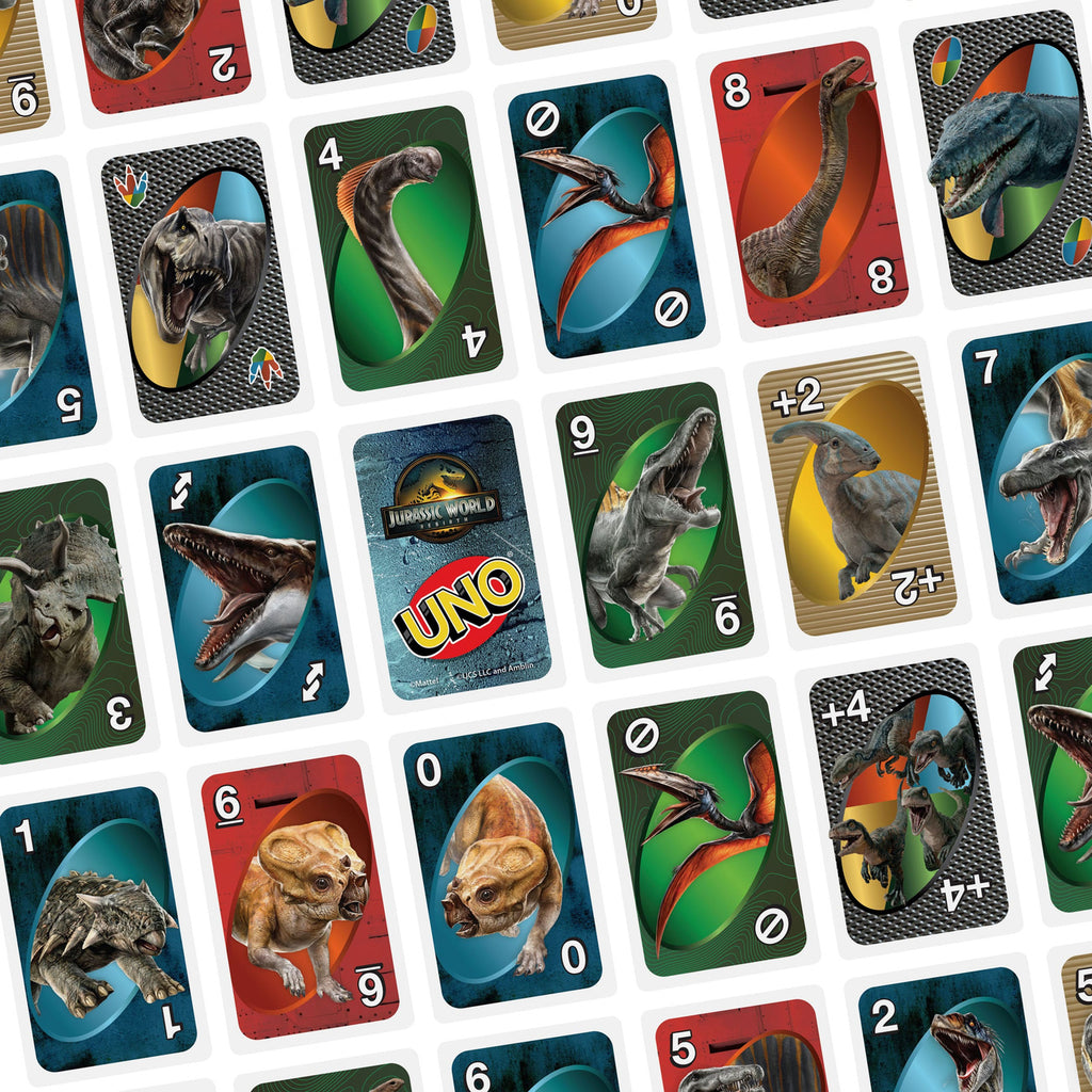 Product image Jurassic World: Rebirth UNO Card Game