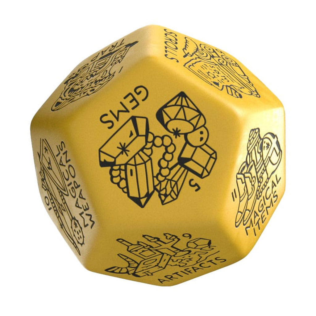 Product image Viridian Dice Jumbo Treasure Generator Die D12 Yellow