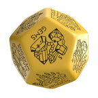 Product image Viridian Dice Jumbo Treasure Generator Die D12 Yellow